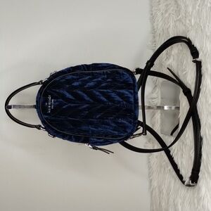 Kate Spade Briar Lane Quilted Crushed Velvet Mini Convertible Backpack